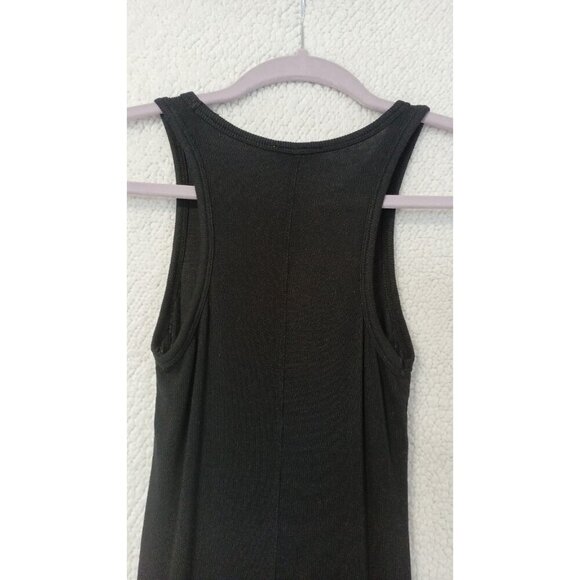 Splendid Knee Length Dress Womens S Black Sleeveless Tank Style Casual Racerback - Picture 7 of 9
